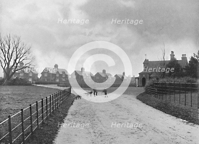 'The Prince of Wales's Model Village at Sandringham', c1896. Artist: Unknown.