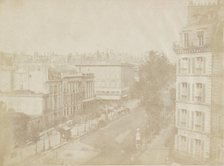 View of the Boulevards at Paris, May 1843. Creator: William Henry Fox Talbot.