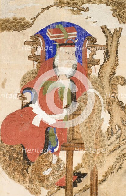 Mountain God (Sansin) (image 1 of 4), 19th century. Creator: Anon.