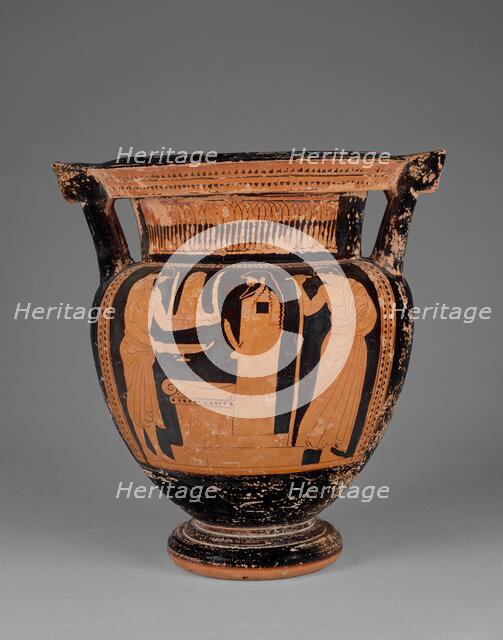 Attic Red-Figure Column Krater, about 480-470 BC. Creator: Pan Painter.