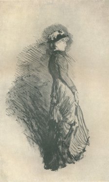 'Study: Standing Figure', 1878, (1904). Artist: James Abbott McNeill Whistler.