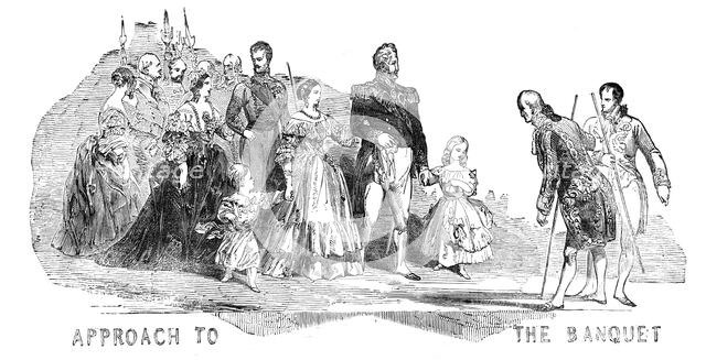 Approach to the Banquet, 1844. Creator: Stephen Sly.