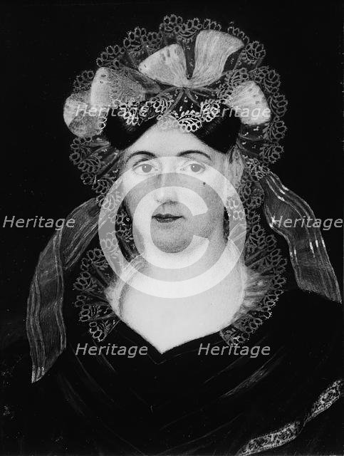 Self portrait, ca. 1830. Creator: Louisa Catherine Strobel.