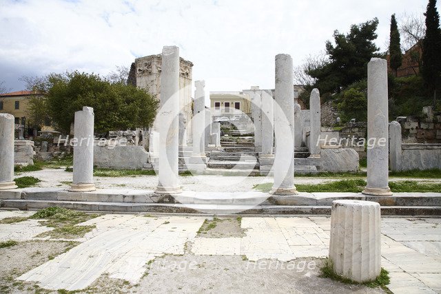 The East Propylon of the Roman Agora in Athens, Greece. Artist: Samuel Magal