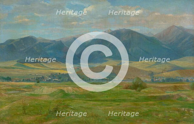 The Liptov Hills, 1951. Creator: Bedrich Hoffstädter.