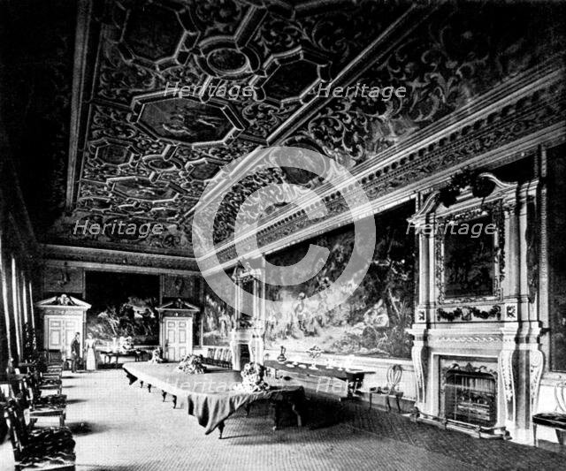 The Duc d'Aosta's Marriage with Princess Hélène of Orleans: Banqueting-Hall, Stowe House, 1895. Creator: Russell & Sons.