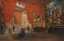 Exposition des oeuvres d'Eugène Delacroix, à la galerie Martinet, boulevard des Italiens, en 1864. Creator: Edouard Albertini.