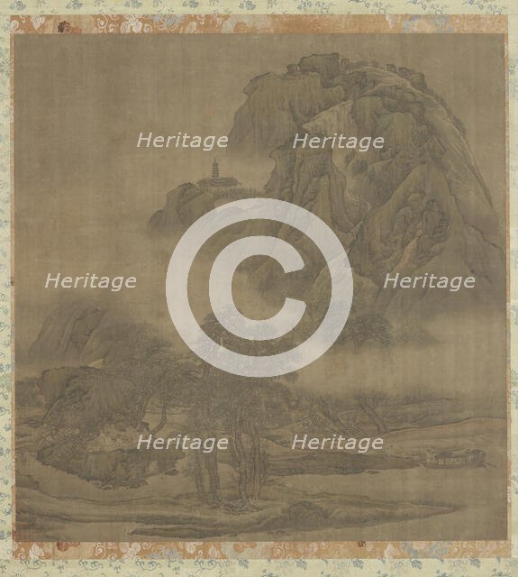 Picnic on the Riverbank, Qing dynasty, 18th century. Creator: Yuan Jiang.