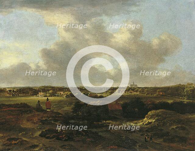 View of Haarlem from the Dunes, 1660. Creator: Jan van der Meer.