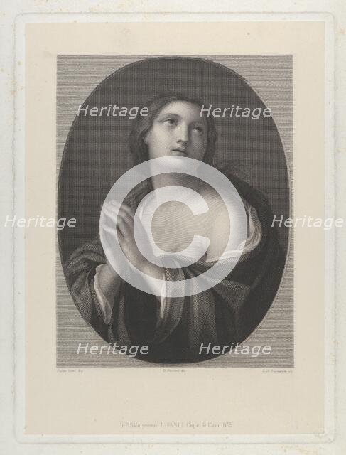 Female personification of Hope..., ca. 1835-81. Creator: Giovanni Buonafede.