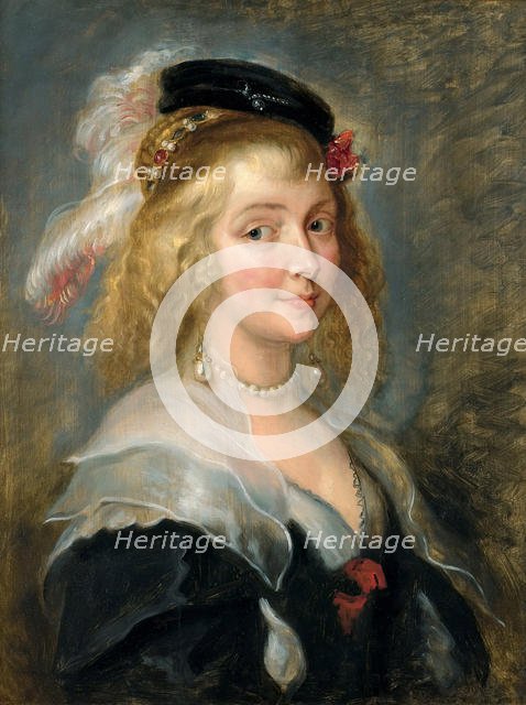 Portrait of Hélène Fourment, 1640. Creator: Rubens, Pieter Paul (1577-1640).