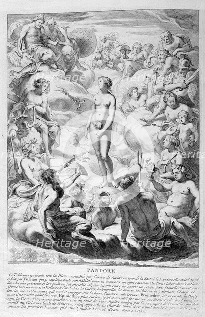 Pandora's Box, 1655. Creator: Unknown.