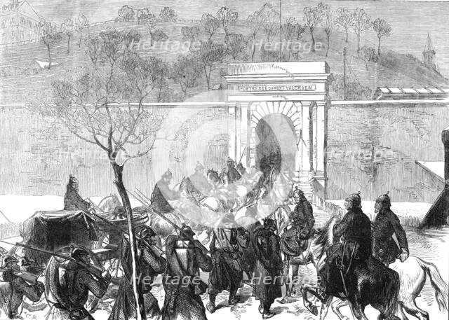 The Germans entering Mont Valérien, 1871. Creator: Unknown.