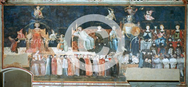 'Allegory of the Good Government', 1338-1340. Artist: Ambrogio Lorenzetti