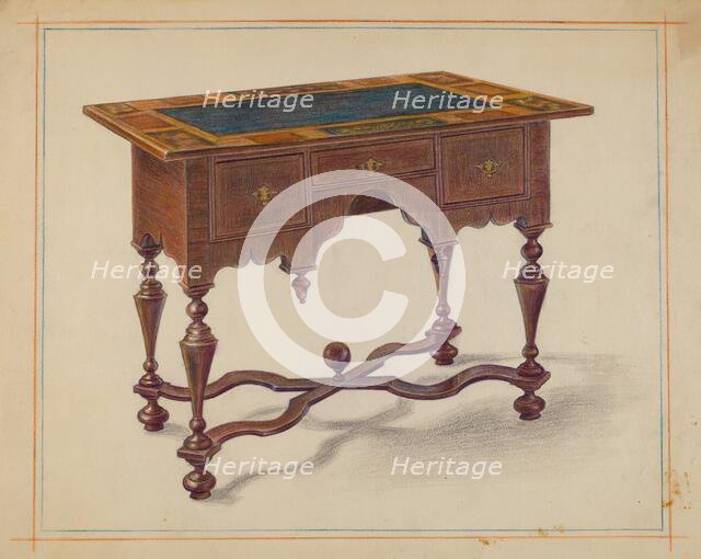 Lowboy, c. 1939. Creator: Frank Wenger.