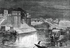 Illuminations at Benares in honour of the Prince of Wales...1876. Creator: Unknown.