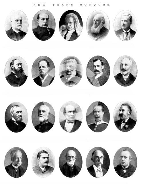 New Year's Honours, 1898. Creators: Elliott & Fry, Maull & Fox, Walery, John Jabez Edwin Mayall, Russell & Sons.