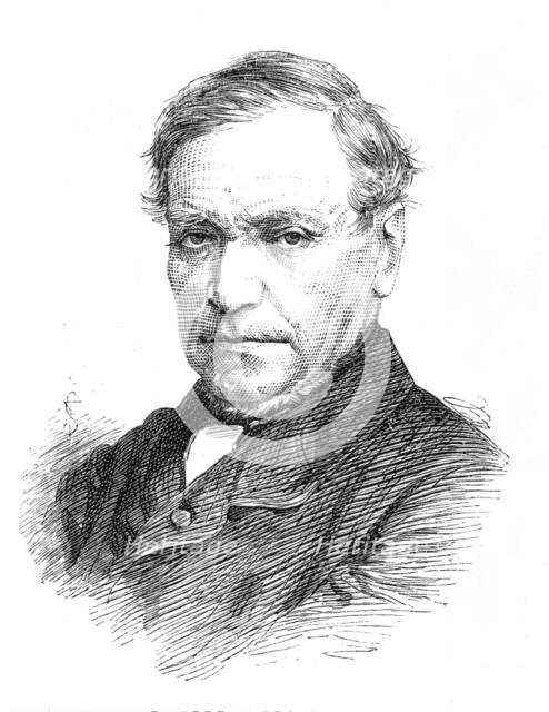 The late M. Eugene Verboeckhoven, Belgian animal painter, 1881. Creator: Unknown.