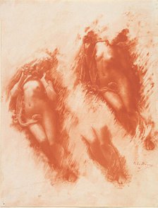 [Study in Orange], 1903. Creator: Rene Le Begue.