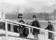 New Years Breakfasts, Pan American Union - Secretary of State And Mrs. Knox, 1912. Creator: Harris & Ewing.