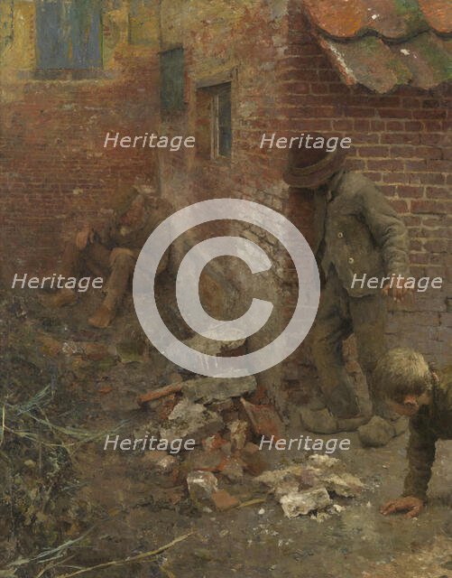 The Idiot, 1892. Creator: Evrard Larock.