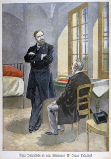 Paul Déroulède and his defender Oscar Falateuf, 1899.  Artist: Oswaldo Tofani