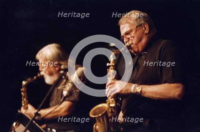 Phil Woods and Bud Shank, North Sea Jazz Festival, The Hague, Netherlands, 2004. Creator: Brian Foskett.