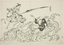 The Servant Choryo (Yakko Choryo), no. 6 from a series of 12 prints depicting..., c. 1716/35. Creator: Okumura Masanobu.