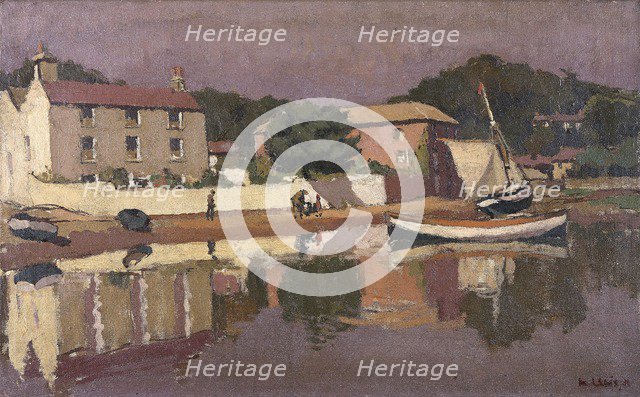 'The Strand, Laugharne', 1931. Artist: Edward Morland Lewis