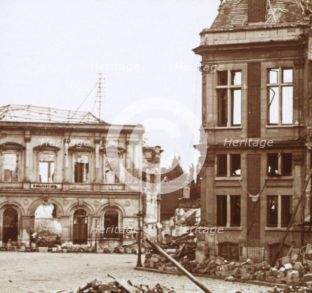 The Town Hall, Chauny, France, c1914-c1918. Artist: Unknown.