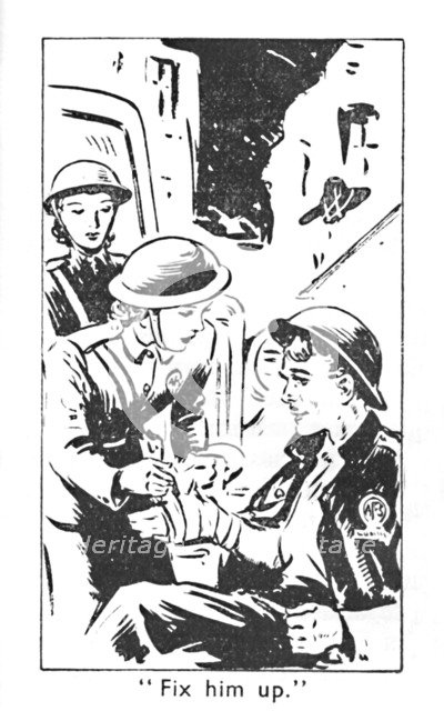 'Fix him up.', 1940. Artist: Unknown.