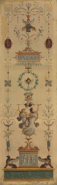 Decorative Panel, 1790s. Creator: Pierre Rousseau (French, 1751-1829).