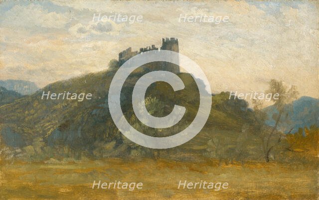 Ruins of Sásov Castle, 1880-1900. Creator: Vojtech Angyal.