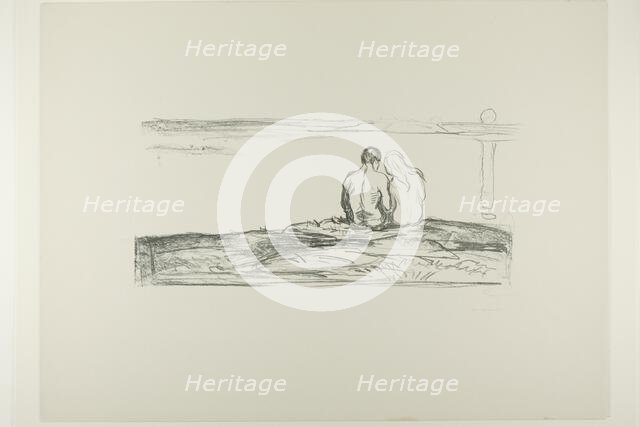 Moonrise, 1908/09. Creator: Edvard Munch.