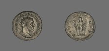 Denarius (Coin) Portraying King Philip II, 244-247. Creator: Unknown.