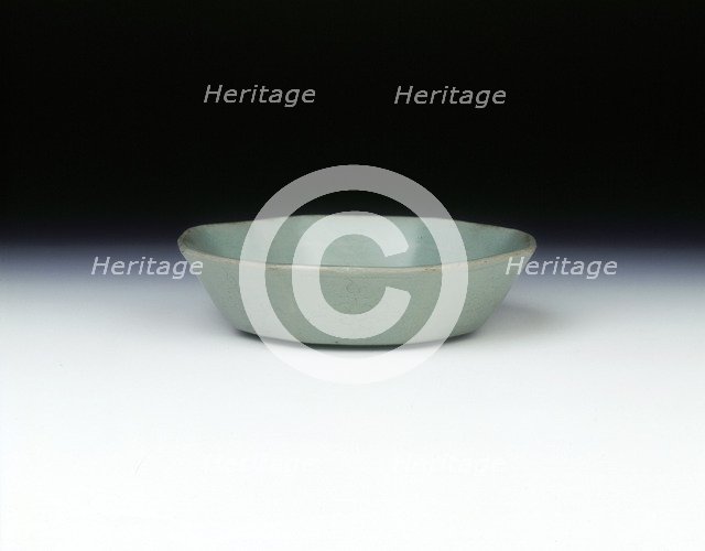 Celadon octagonal bowl, Koryo dynasty, Korea, 1150-1200. Artist: Unknown