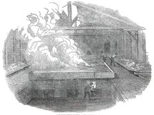 Evaporating House and Salt Pan, Marston Salt-Pit, 1850. Creator: Unknown.