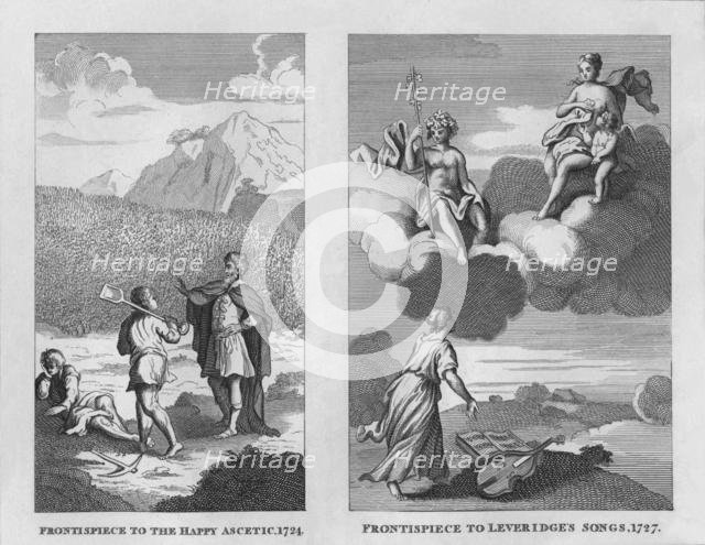 The Happy Ascetic, 1724, and Leveridge's Songs, 1727, (1809), (1827). Creator: Thomas Cook.