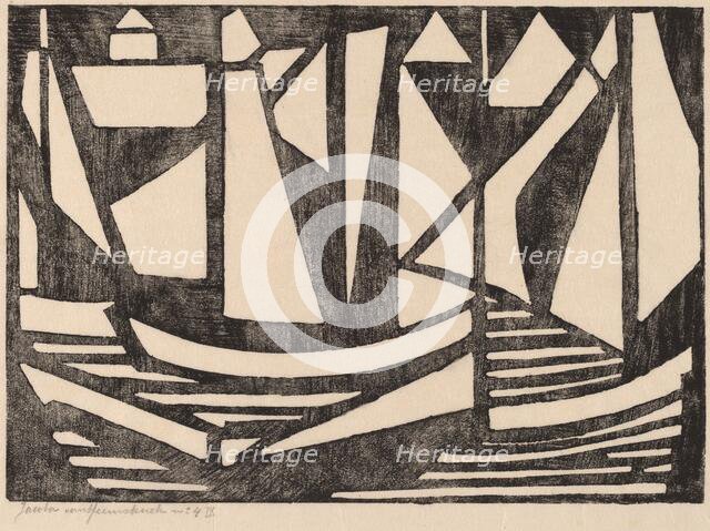 Boats, 1915. Creator: Jacoba van Heemskerck van Beest.