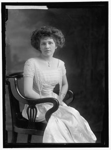 Miss Z. Gaddis, between 1913 and 1918. Creator: Harris & Ewing.