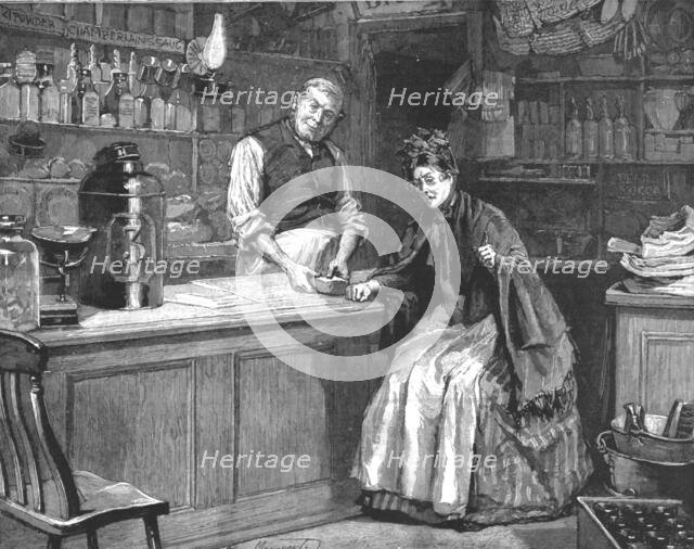 '" Madame Leroux"; By Francis Eleanor Trollope; "Should you say Miss Enderby is exactly..., 1890. Creator: Percy Macquoid.