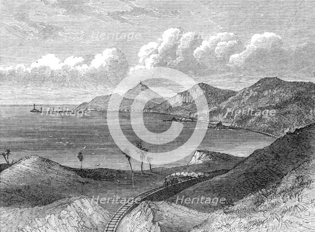 The Otago Great Northern Railway, New Zealand: Port Moeraki, 1872. Creator: Unknown.