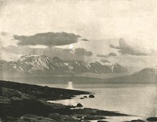 The Midnight Sun on the Arctic Ocean, Tromso, Norway, 1895.  Creator: Axel Lindahl.