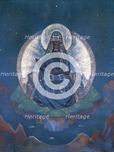 Mother of the World, 1924. Creator: Roerich, Nicholas (1874-1947).