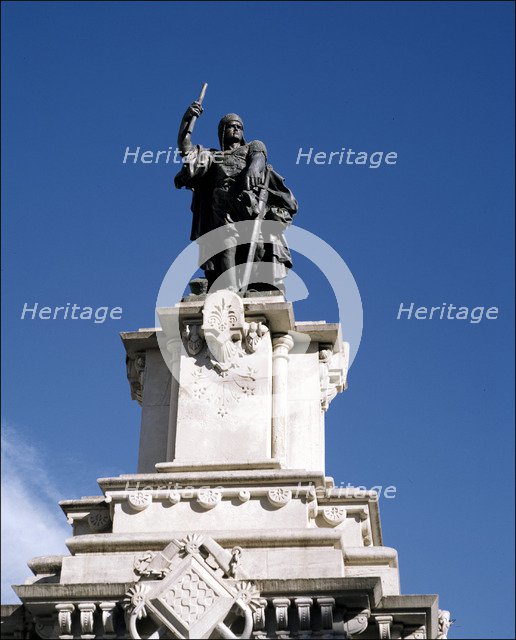 Roger de Lluria (1250-1305), Catalan Admiral from Italian origin, monument in the city of Tarragona.