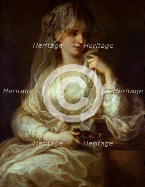 Portrait of a Lady as a Vestal Virgin, 1782. Artist: Kauffmann, Angelika (1741-1807)