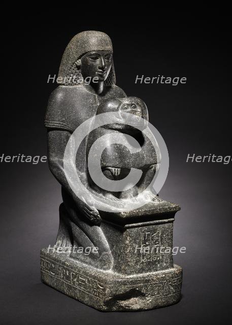 Statue of Minemheb, c. 1391-1353. Creator: Unknown.