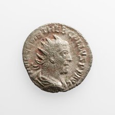 Antoninianus of Trebonianus Gallus, A.D. 251-253. Creator: Unknown.