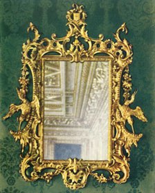 'One of Four Gilt Mirror Frames', 1938. Creator: Unknown.