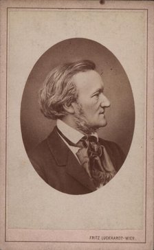 Portrait of the Composer Richard Wagner (1813-1883), c. 1875. Creator: Luckhardt, Fritz (1843-1894).
